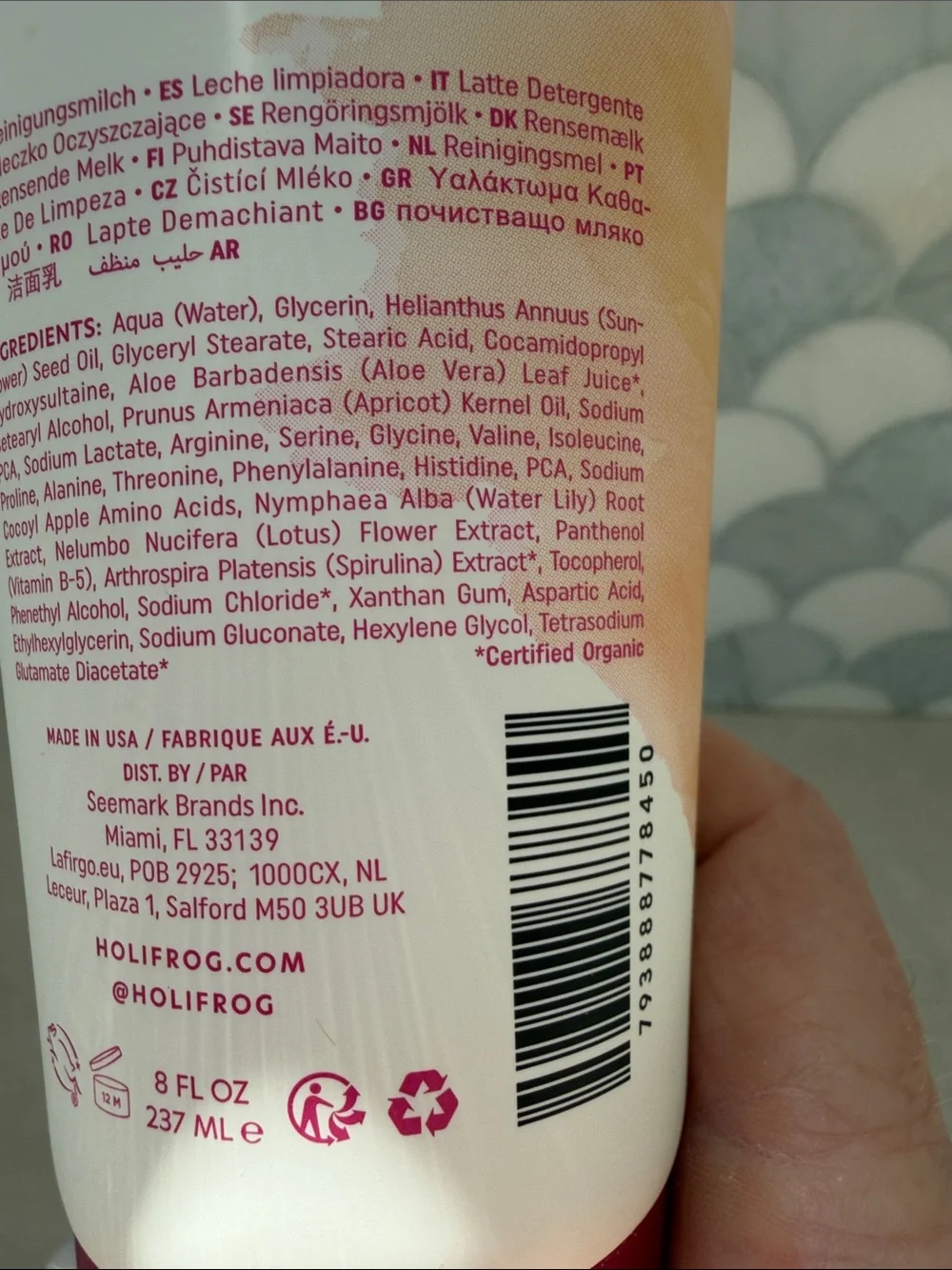 Tashmoo Amino Hydrating Milky Cleanser